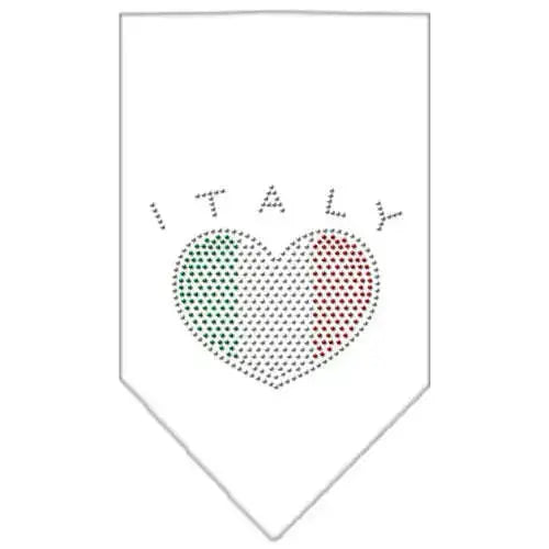 Italy-Rhinestone-Bandana-White-Large-GreatEagleInc-319296872