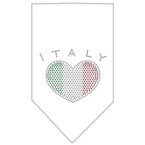 Italy-Rhinestone-Bandana-White-Small-GreatEagleInc-319295535