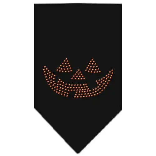 Jack-O-Lantern-Rhinestone-Bandana-Black-Large-GreatEagleInc-319076671