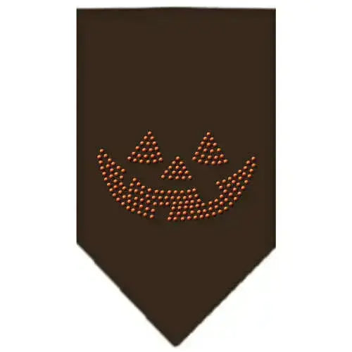 Jack-O-Lantern-Rhinestone-Bandana-Cocoa-Large-GreatEagleInc-319076526