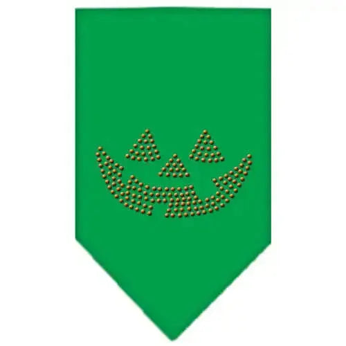 Jack-O-Lantern-Rhinestone-Bandana-Emerald-Green-Large-GreatEagleInc-319076467