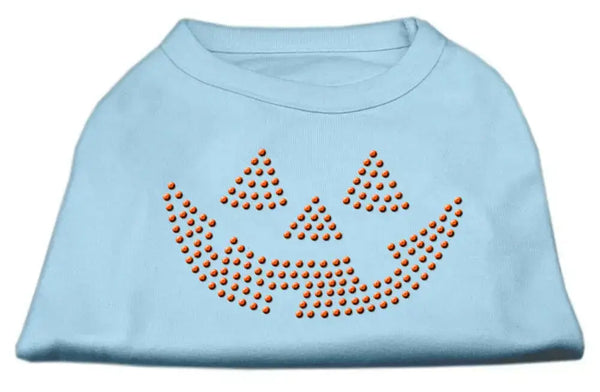 Jack-O_-Lantern-Rhinestone-Shirts-Baby-Blue-M-GreatEagleInc-319178725