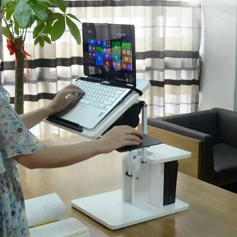 Kesrer-03-Full-Motion-Laptop-Desk-Riser-_-Mouse-Pad-Free-Lifting-Ergonomic-Sit-Stand-Lapdesk-Desktop-Bed-Sofa-Notebook-Table-_White_-GreatEagleInc-318072234