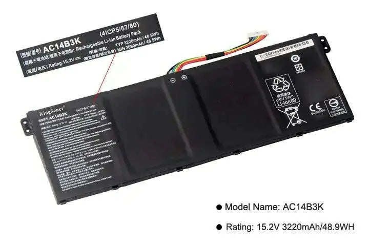 KingSener-AC14B3K-Laptop-Battery-For-Acer-Aspire-R5-571T-R5-571TG-S14-CB3-511-Swift-3-3S-F314-51-R-11-R3-131T-S14-15.2V-3220mAh-GreatEagleInc-317897685