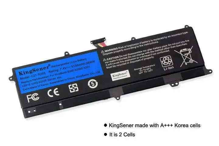 KingSener-C21-X202-Laptop-Battery-for-ASUS-VivoBook-S200-S200E-X201-X201E-X202-X202E-S200E-CT209H-S200E-CT182H-S200E-CT1-5136mAh-GreatEagleInc-317869829