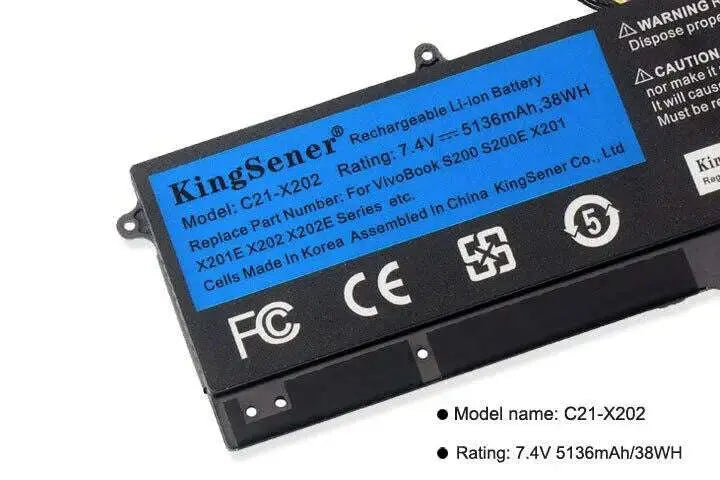 KingSener-C21-X202-Laptop-Battery-for-ASUS-VivoBook-S200-S200E-X201-X201E-X202-X202E-S200E-CT209H-S200E-CT182H-S200E-CT1-5136mAh-GreatEagleInc-317870278