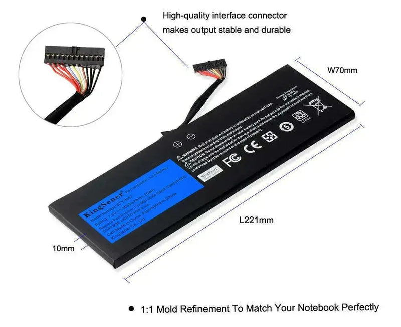 KingSener-New-BTY-M47-Laptop-Battery-for-MSI-GS40-GS43-GS43VR-6RE-GS40-6QE-2ICP5-73-95-2-MS-14A3-MS-14A1-7.6V-8060mAh-61.25WH-GreatEagleInc-317963252