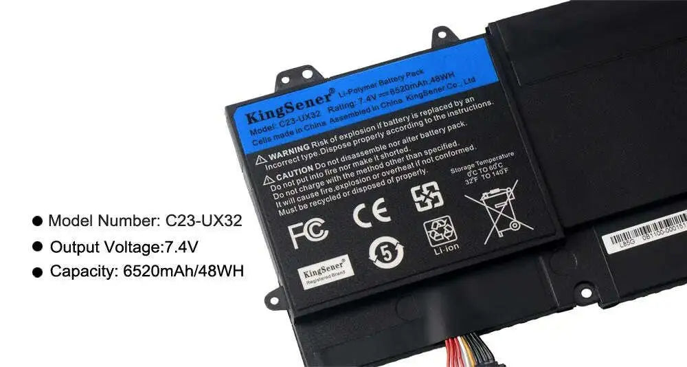 KingSener-New-C23-UX32-Laptop-Battery-for-ASUS-VivoBook-U38N-U38N-C4004H-ZenBook-UX32-UX32A-UX32VD-UX32LA-7.4V-6520mAh-GreatEagleInc-317914772
