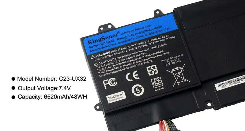 KingSener-New-C23-UX32-Laptop-Battery-for-ASUS-VivoBook-U38N-U38N-C4004H-ZenBook-UX32-UX32A-UX32VD-UX32LA-7.4V-6520mAh-GreatEagleInc-317914772