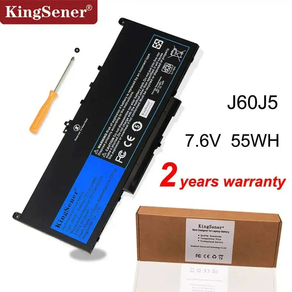 KingSener-New-J60J5-Replacement-Laptop-Battery-For-Dell-Latitude-E7270-E7470-J60J5-R1V85-MC34Y-242WD-7.6V-55Wh-GreatEagleInc-317796776