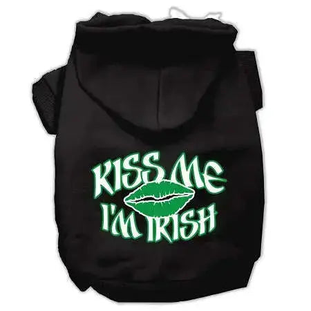 Kiss-Me-I_m-Irish-Screen-Print-Pet-Hoodies-Black-Size-Xs-GreatEagleInc-319689742