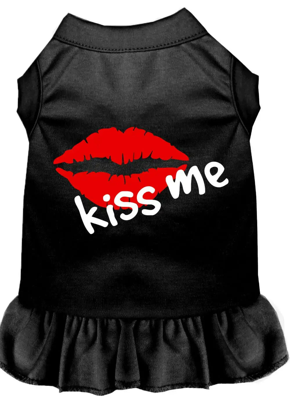 Kiss-Me-Screen-Print-Dress-Black-Xs-GreatEagleInc-319249667
