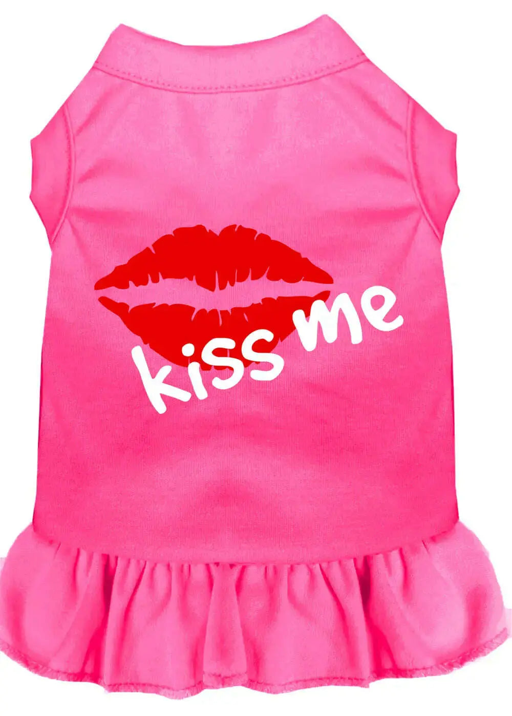 Kiss-Me-Screen-Print-Dress-Bright-Pink-Xl-GreatEagleInc-319250019