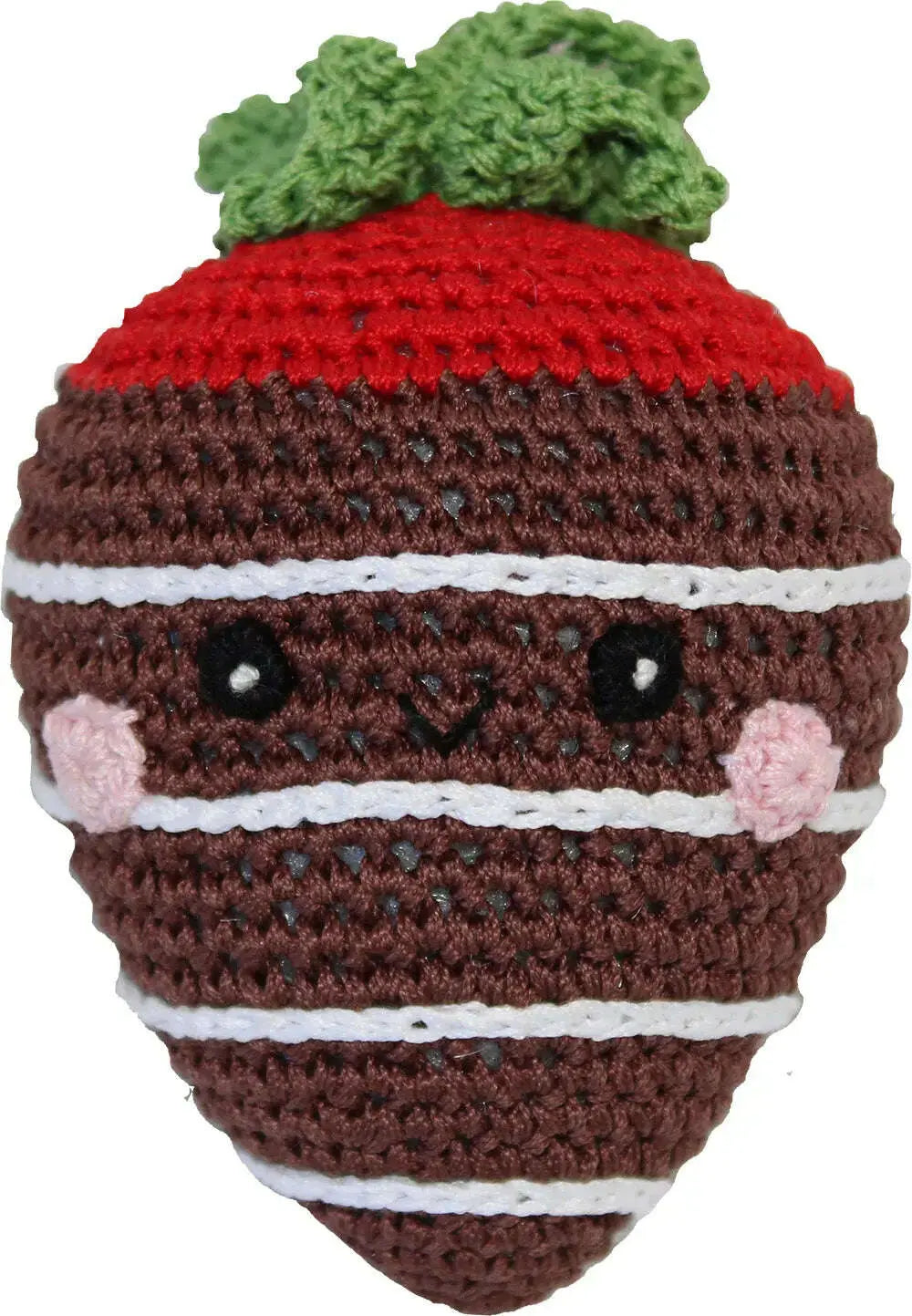 Knit-Knacks-Milk-Chocolate-Strawberry-Organic-Cotton-Small-Dog-Toy-GreatEagleInc-334351634