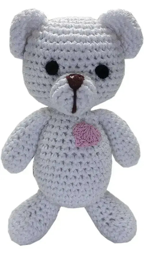 Knit-Knacks-Teddy-The-White-Bear-Organic-Cotton-Small-Dog-Toy-GreatEagleInc-334331722