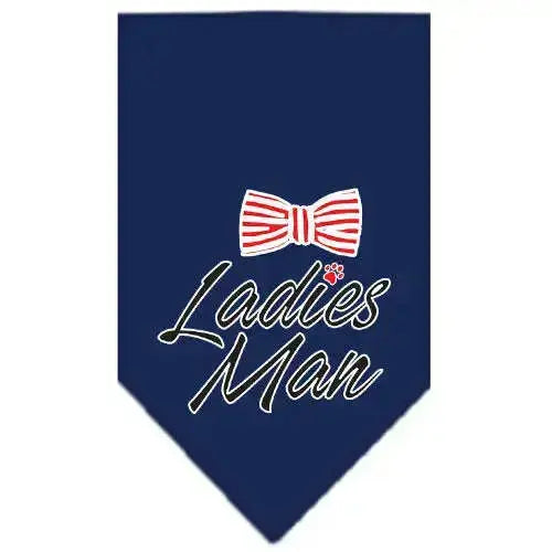 Ladies-Man-Screen-Print-Bandana-Navy-Blue-Small-GreatEagleInc-334288384