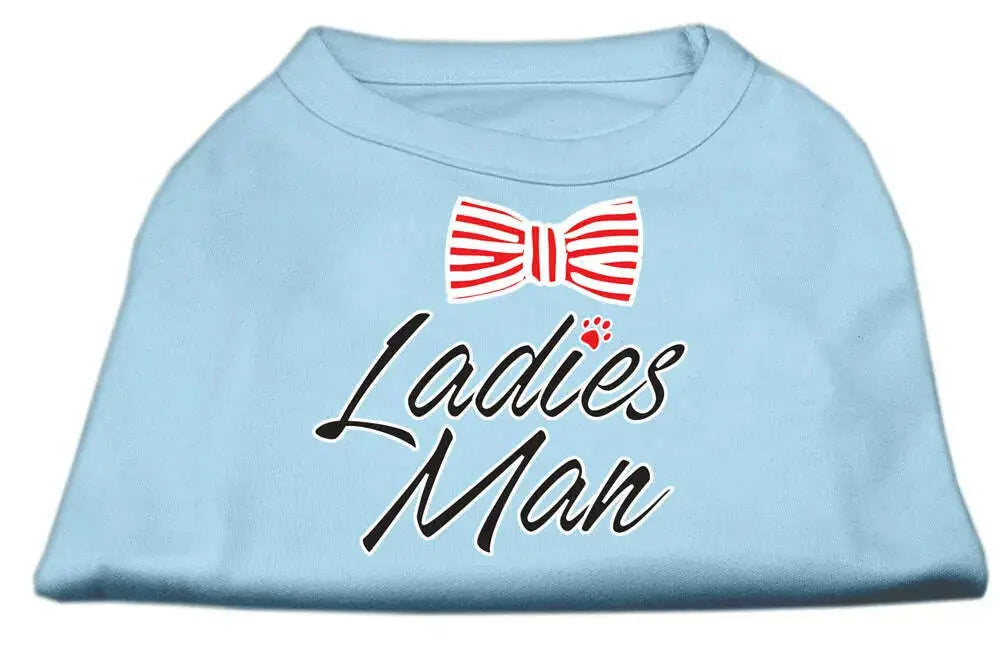 Ladies-Man-Screen-Print-Dog-Shirt-Baby-Blue-Xxxl-GreatEagleInc-334304257