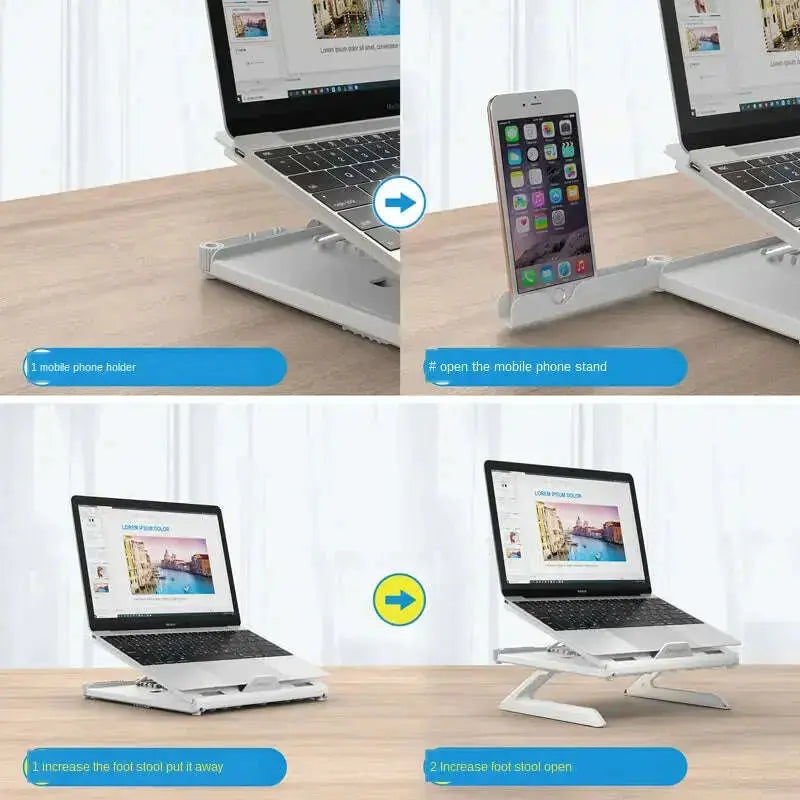 Laptop-Stand-9-Angles-Adjustable-Desktop-Standing-Smartphone-Notebook-Riser-Holder-GreatEagleInc-334111637