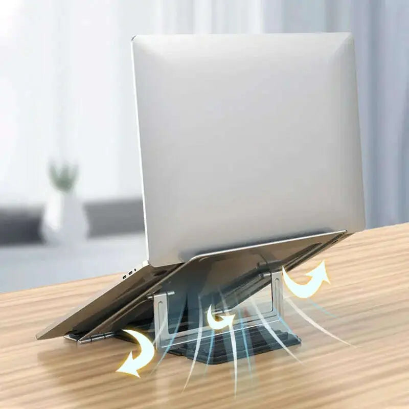 Laptop-Stand-Portable-Folding-4-Speed-Adjustable-Ultra-Thin-one-Piece-Stand-_Silver-White_-tablet-stands-and-holders-adjustable-GreatEagleInc-334099652