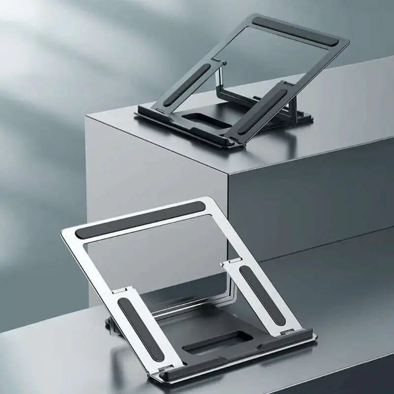Laptop-Stand-Portable-Folding-4-Speed-Adjustable-Ultra-Thin-one-Piece-Stand-_Silver-White_-tablet-stands-and-holders-adjustable-GreatEagleInc-334100073