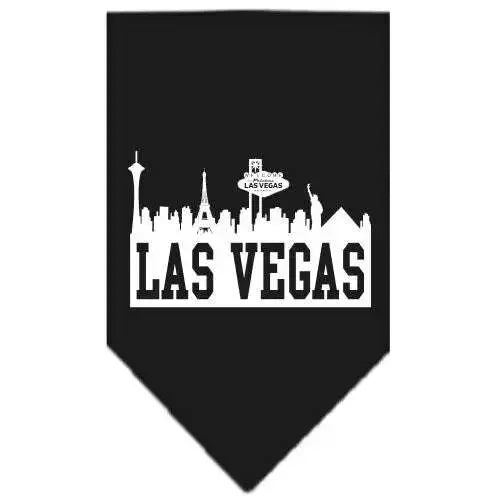 Las-Vegas-Skyline-Screen-Print-Bandana-Black-Small-GreatEagleInc-319145278