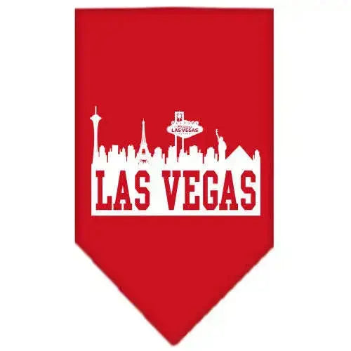 Las-Vegas-Skyline-Screen-Print-Bandana-Red-Small-GreatEagleInc-319144355