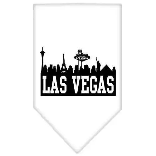Las-Vegas-Skyline-Screen-Print-Bandana-White-Small-GreatEagleInc-319144162