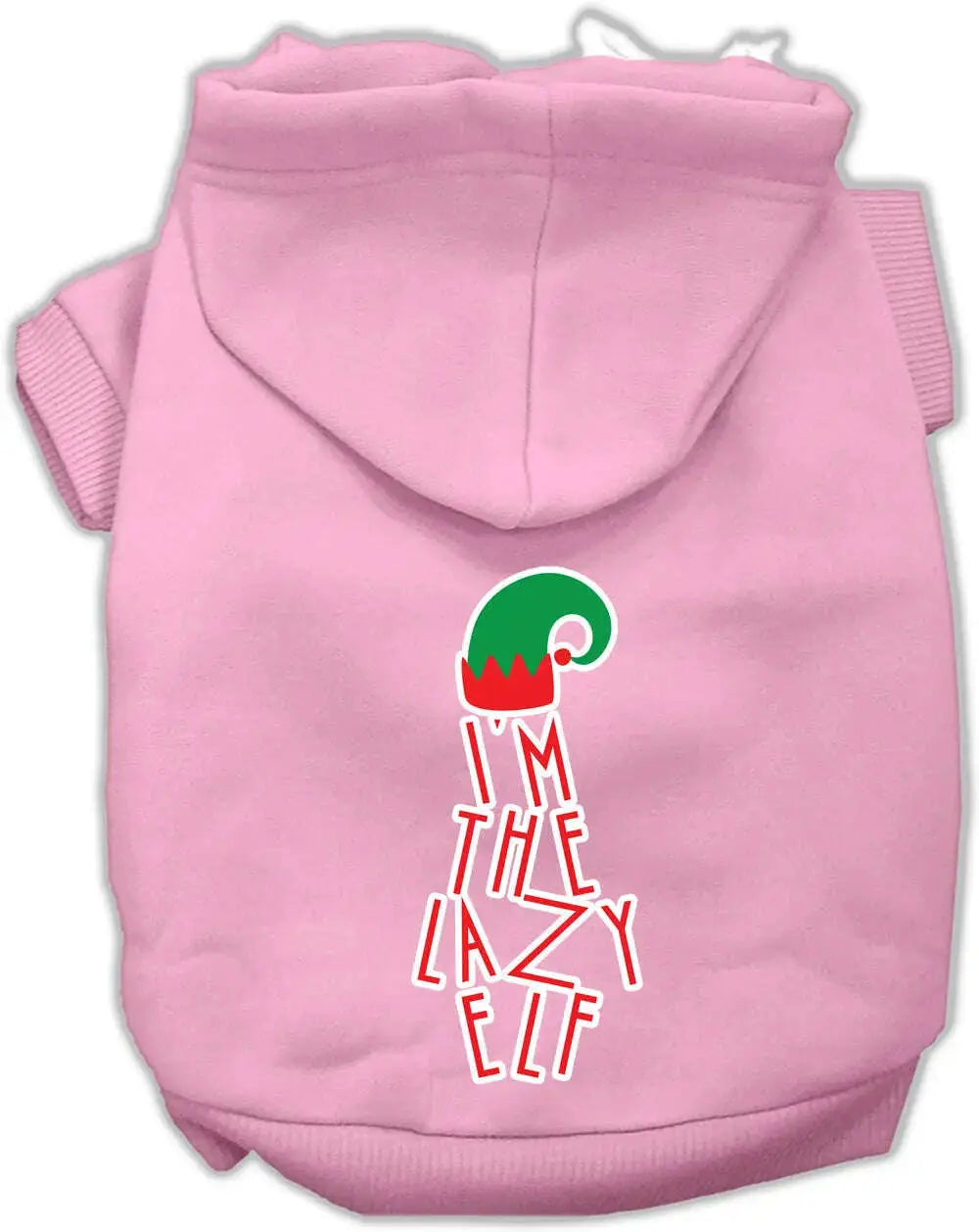 Lazy-Elf-Screen-Print-Pet-Hoodie-Light-Pink-Xxxl-GreatEagleInc-333729630