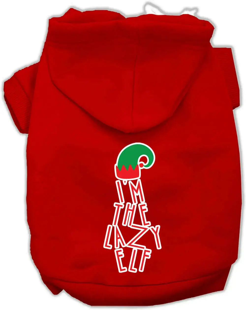 Lazy-Elf-Screen-Print-Pet-Hoodie-Red-Xl-GreatEagleInc-333730440
