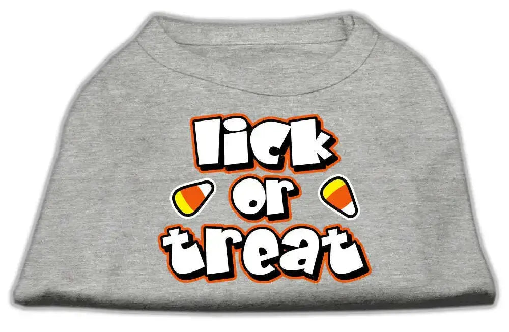 Lick-Or-Treat-Screen-Print-Shirts-Grey-M-GreatEagleInc-318847399