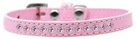 Light-Pink-Crystal-Size-10-Light-Pink-Puppy-Collar-GreatEagleInc-333854571