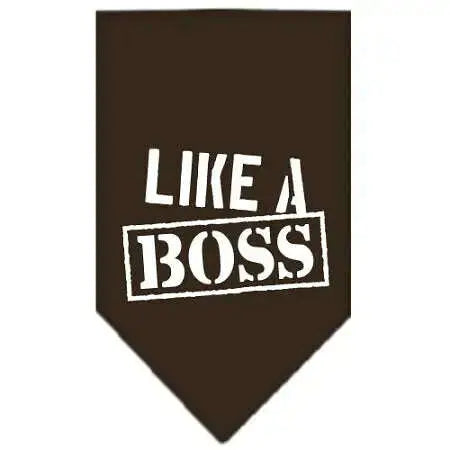 Like-A-Boss-Screen-Print-Bandana-Cocoa-Large-GreatEagleInc-319359597
