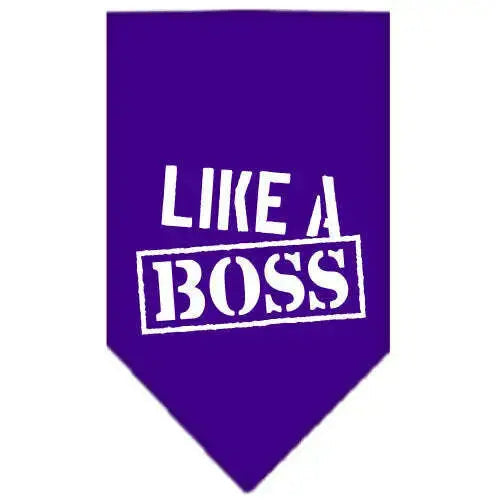 Like-A-Boss-Screen-Print-Bandana-Purple-Large-GreatEagleInc-319359450