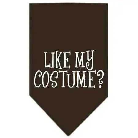 Like-My-Costume_-Screen-Print-Bandana-Cocoa-Large-GreatEagleInc-319134535