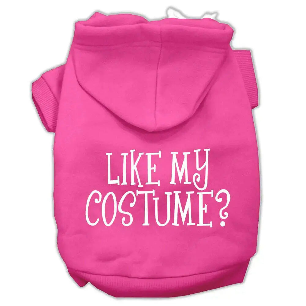 Like-My-Costume_-Screen-Print-Pet-Hoodies-Bright-Pink-Size-M-GreatEagleInc-319881576