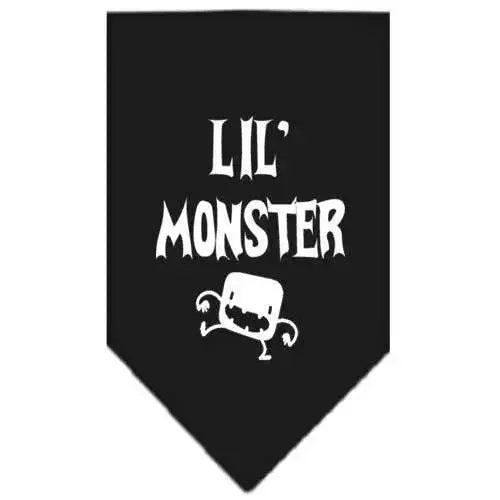 Lil-Monster-Screen-Print-Bandana-Black-Large-GreatEagleInc-318936599