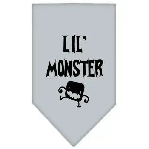 Lil-Monster-Screen-Print-Bandana-Grey-Large-GreatEagleInc-318936951