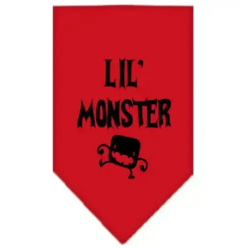 Lil-Monster-Screen-Print-Bandana-Red-Small-GreatEagleInc-318938868