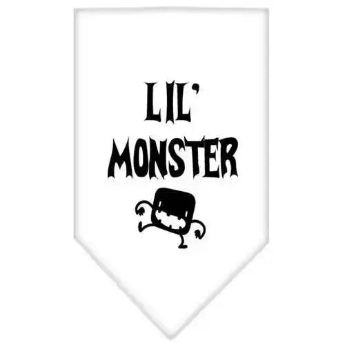 Lil-Monster-Screen-Print-Bandana-White-Large-GreatEagleInc-318937793