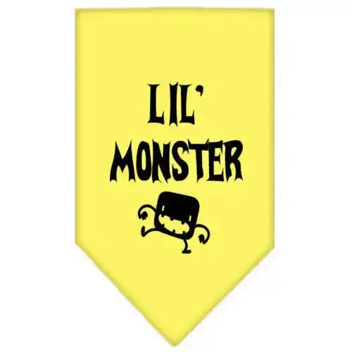 Lil-Monster-Screen-Print-Bandana-Yellow-Small-GreatEagleInc-318939191