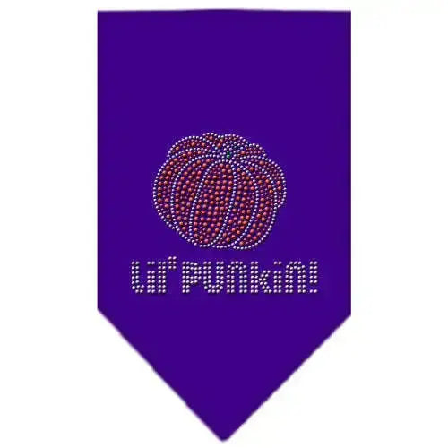 Lil-Punkin-Rhinestone-Bandana-Purple-Large-GreatEagleInc-319074052