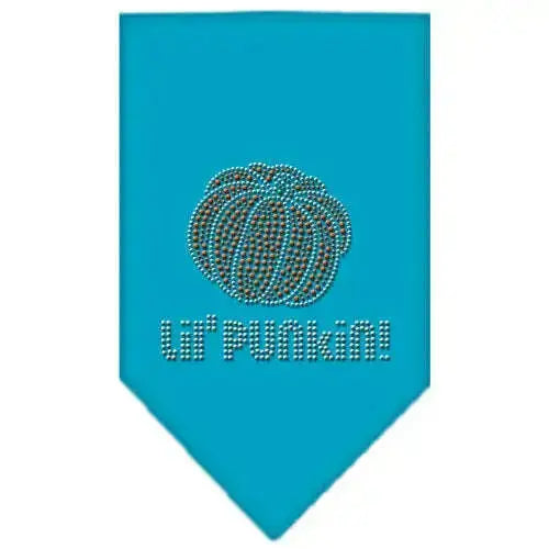 Lil-Punkin-Rhinestone-Bandana-Turquoise-Large-GreatEagleInc-319073977