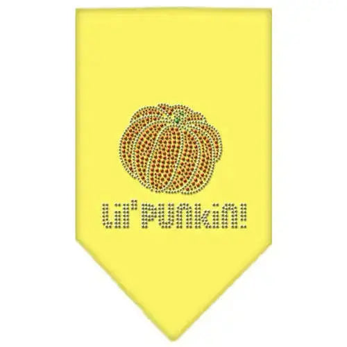 Lil-Punkin-Rhinestone-Bandana-Yellow-Small-GreatEagleInc-319072770