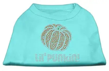 Lil_-Punkin_-Rhinestone-Shirts-Aqua-Xl-GreatEagleInc-318799636