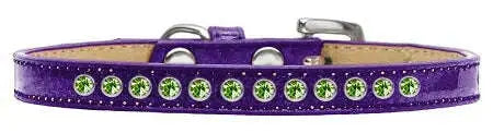 Lime-Green-Crystal-Size-14-Purple-Puppy-Ice-Cream-Collar-GreatEagleInc-319618872