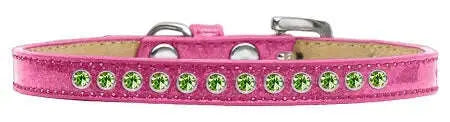Lime-Green-Crystal-Size-8-Pink-Puppy-Ice-Cream-Collar-GreatEagleInc-319619174