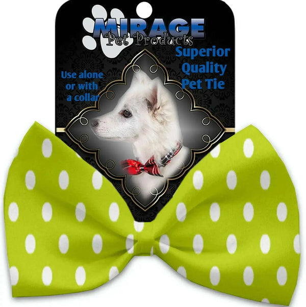 Lime-Green-Polka-Dots-Pet-Bow-Tie-GreatEagleInc-319611283