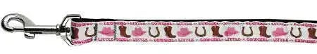 Little-Cowgirl-Nylon-Dog-Leash-5-8-Inch-Wide-6ft-Long-GreatEagleInc-318473983