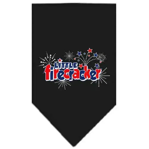 Little-Firecracker-Screen-Print-Bandana-Black-Large-GreatEagleInc-319094392
