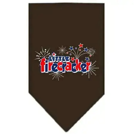 Little-Firecracker-Screen-Print-Bandana-Cocoa-Large-GreatEagleInc-319094284